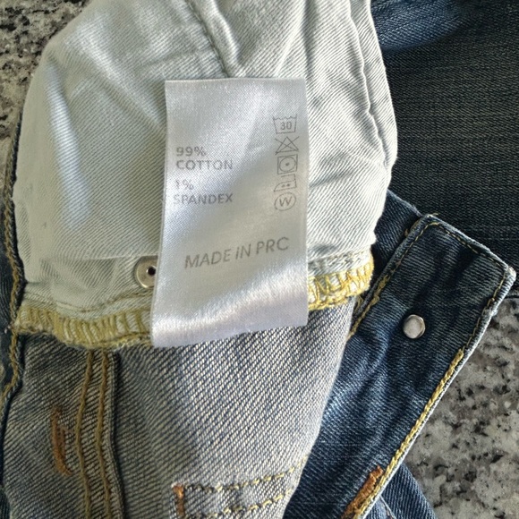 Vintage Ed Hardy Blue Jeans with Embroidery. Size 26 - Picture 5 of 7